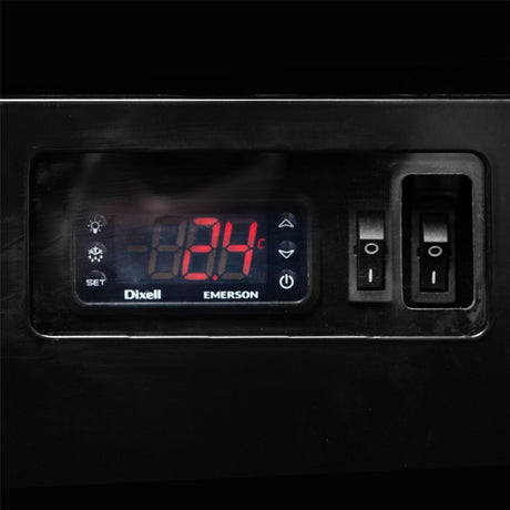 Tefcold Galaxy Full Glass Door Multideck 1018mm Wide Black - GP10FGD Refrigerated Merchandisers Tefcold   