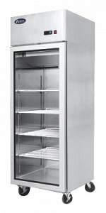 Atosa Stainless Steel Single Glass Door Freezer - YCF9407 Upright Glass Door Freezers ATOSA   