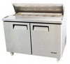 Atosa Stainless Steel Small Double Door Pizza Prep Counter - MSF8302 Saladette Counters ATOSA   