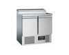 Combisteel Ecofrost 2 Door Stainless Steel Saladette Fridge 2x 1/1 & 5x 1/6 GN Pan - 7950.5058 Pizza Prep Counters - 2 Door Combisteel