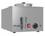 Empire Electric 2 Round Pot Wet Well Bain Marie with Drain Tap - Commercial Food Warmer | EMP-BM2P Bain Maries Empire