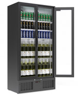 Empire Upright Double Door Back Bar Bottle Cooler Fridge 466 Litre - CL-510H Upright Double Door Bottle Coolers Empire   