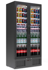 Empire Upright Double Door Back Bar Bottle Cooler Fridge 466 Litre - CL-510H Upright Double Door Bottle Coolers Empire   