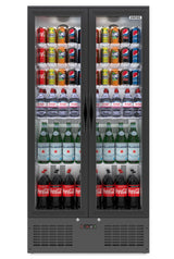 Empire Upright Double Door Back Bar Bottle Cooler Fridge 466 Litre - CL-510H Upright Double Door Bottle Coolers Empire   