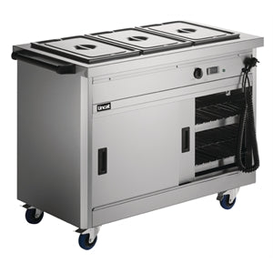 Lincat Panther 670 Series Hot Cupboard with three Bain Marie tops 1/1 GN Hot Cupboards Lincat   