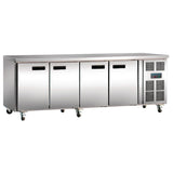 Polar 4 Door Counter Fridge 449 Ltr - G379 Refrigerated Counters - Four Door Polar   