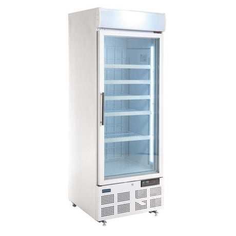 Polar Display Freezer with Light Box 412Ltr - GH506 Refrigerated Floor Standing Display Polar   