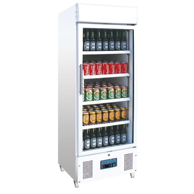 Polar Display Fridge 336Ltr - DM076 Upright Single Door Bottle Coolers Polar   