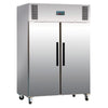 Polar Double Door Freezer Stainless Steel 1200Ltr - G595