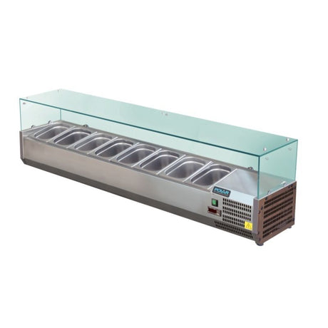 Polar Refrigerated Servery Topper 8x 1/3GN - GD877 VRX Topping Units Polar   