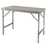 Vogue Stainless Steel Folding Table - 1.8M - CB906 Stainless Steel Folding Tables Vogue   