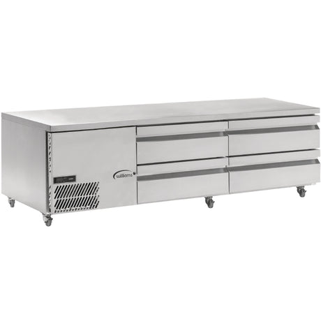 Williams 4 Drawer Underbroiler Counter UBC20 Refrigerated Counters - Four Door Williams Refrigeration   