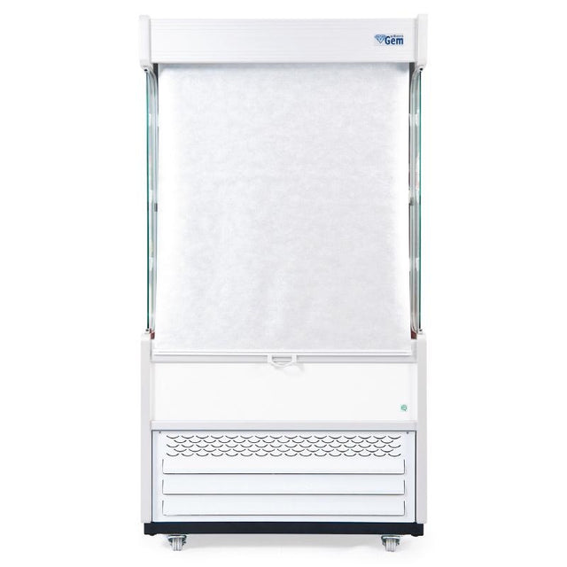 Williams Gem 1250mm Slimline Multideck White with Nightblind R125-WCN Refrigerated Merchandisers Williams Refrigeration   