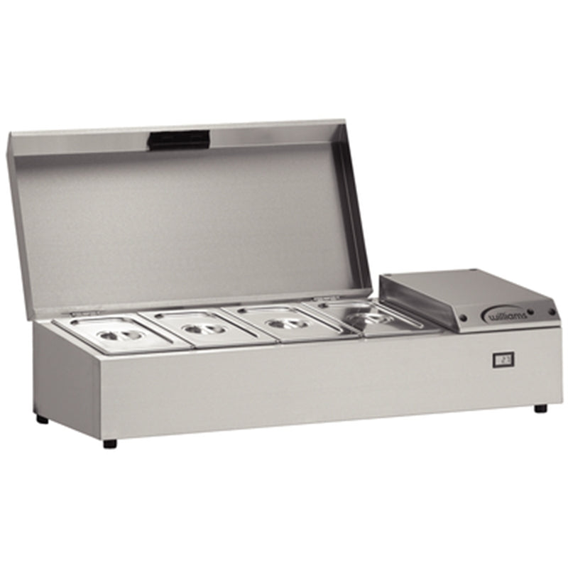Williams Refrigerated Preparation Well 4 GN TW9-S3 VRX Topping Units Williams Refrigeration   