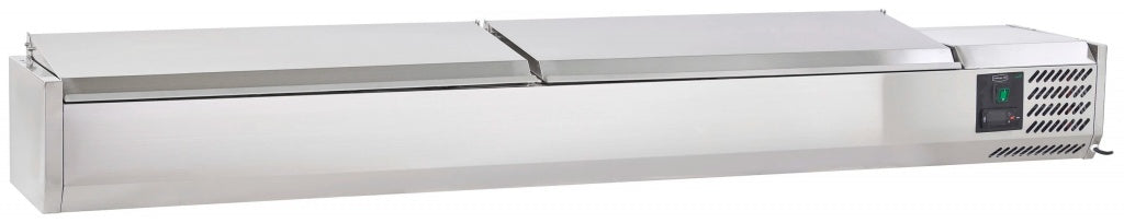 Sterling Pro Cobus Topping Well Stainless Steel Lid 10 x GN1/4 - SPT2000-330-SS VRX Topping Units Sterling Pro   