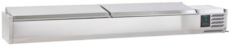Sterling Pro Cobus Topping Well Stainless Steel Lid 10 x GN1/4 - SPT2000-330-SS VRX Topping Units Sterling Pro   