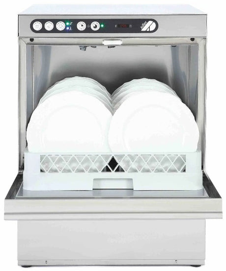 Adler 500mm Basket Dishwasher Gravity Drain With Chemical Pump 18 Plates - AD50 Dishwashers Adler   