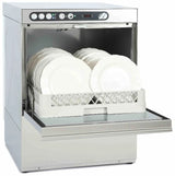 Adler 500mm Basket Dishwasher With Drain Pump Softener and Chemical Pump 18 Plates Dishwashers Adler   