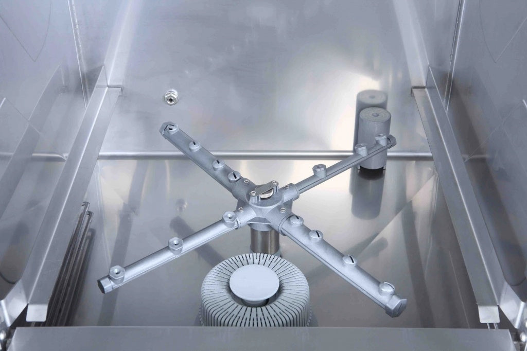 Adler 500mm Basket Dishwasher Gravity Drain With Chemical Pump 18 Plates - AD50 Dishwashers Adler   