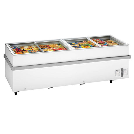 Arcaboa Island Site Freezer - 1100CHV WH Display Chest Freezers Arcaboa   