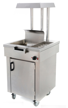 Archway CS1/E Heated Electric Chip Scuttle With Storage Cupboard - CS1/E Chip Scuttles & Dumps Bag Stations ARCHWAY   