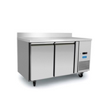 Arctica 2 Door Refrigerated Prep Counter with Upstand - HEF140 Refrigerated Counters - Double Door Arctica   