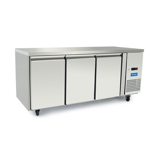 Arctica 3 Door Refrigerated Prep Counter - HED497 Refrigerated Counters - Triple Door Arctica   