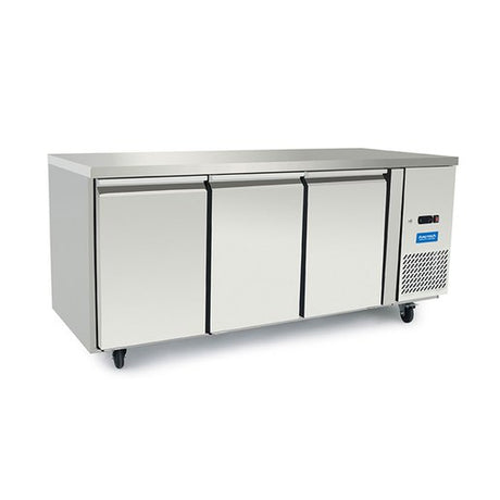 Arctica 3 Door Refrigerated Prep Counter - HED497 Refrigerated Counters - Triple Door Arctica   