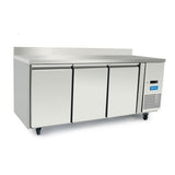 Arctica 3 Door Refrigerated Prep Counter with Upstand - HEF141 Refrigerated Counters - Triple Door Arctica   