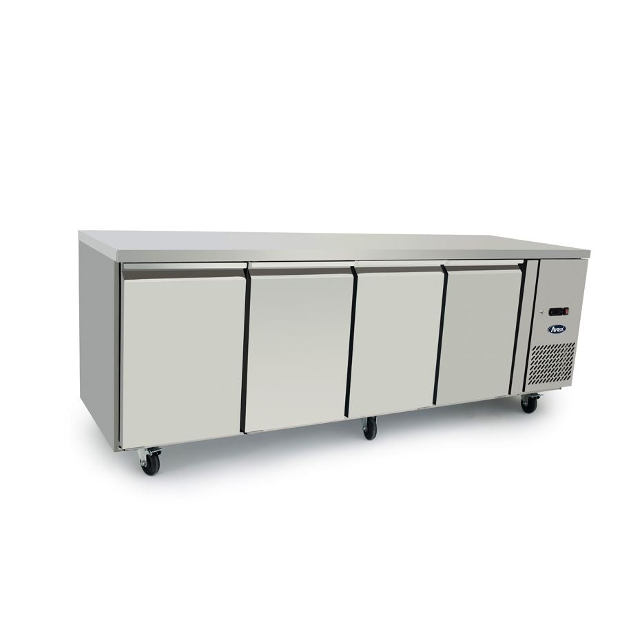 Arctica 4 Door Refrigerated Prep Counter - HED498 Refrigerated Counters - Four Door Arctica   