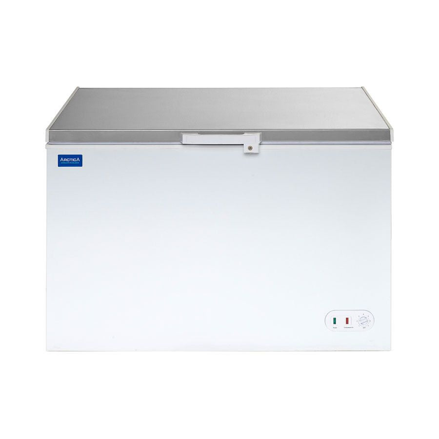 Arctica Chest Freezer 358Ltr Stainless Steel Lid - HEC916 Chest Freezers Arctica   