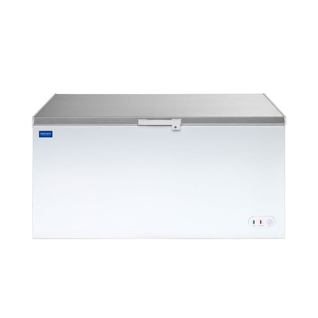 Arctica Chest Freezer 450Ltr Stainless Steel Lid - HEC917 Chest Freezers Arctica   