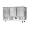 Arctica Compact Counter 3 Door Prep Fridge - HED500 Refrigerated Counters - Triple Door Arctica   