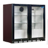 Arctica Double Door Black Bottle Cooler - HEC816 Double Door Bottle Coolers Arctica   