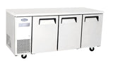 Atosa Stainless Steel Three Door Counter Refrigerator - YPF9042 Refrigerated Counters - Triple Door ATOSA   