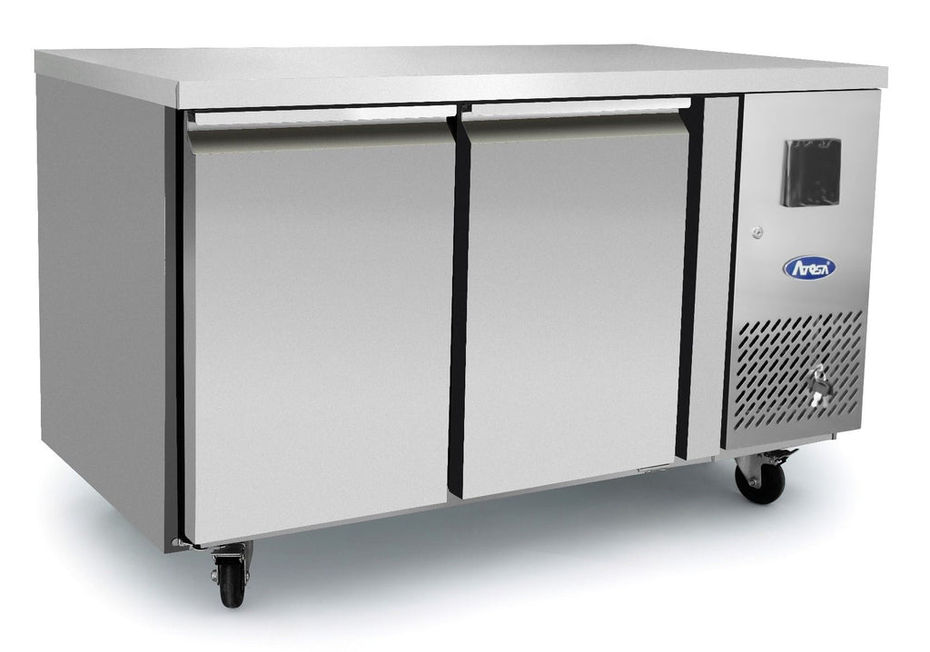 Atosa Stainless Steel Two Door Work bench Counter Freezer - EPF3462HD Refrigerated Counters - Double Door ATOSA   
