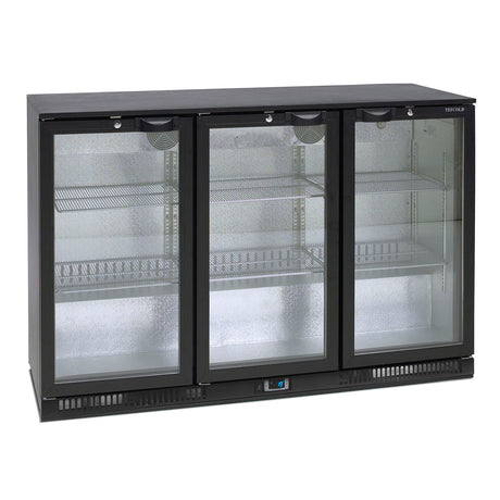 Tefcold Triple Hinged Door Back Bar Bottle Cooler - BA30H Triple Door Bottle Coolers Tefcold   