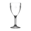 BBP Polycarbonate Wine Glasses 255ml CE Marked at 175ml (Pack of 12) - CG943 BBP BBP   