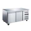 Blizzard 2 Door GN1/1 Freezer Counter Without Upstand 282L - LBC2NU Refrigerated Counters - Double Door Blizzard   