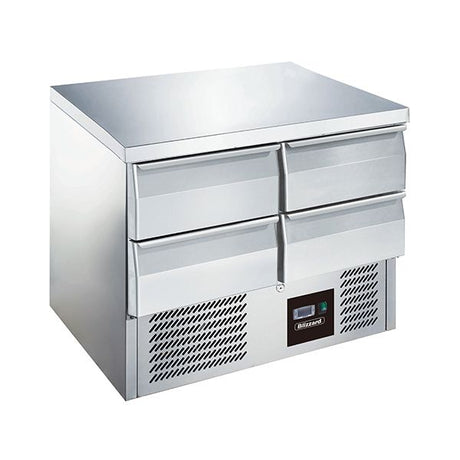 Blizzard 4 Drawer Compact Gastronorm Counter 240L - BCC2-4D