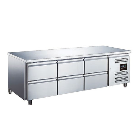 Blizzard 6 Drawer Low Height 650mm Snack Counter 317L - SNC3-DRW Counter Fridges With Drawers Blizzard   