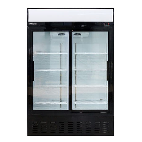 Blizzard Double Glass Sliding Door Merchandiser 908L - GD900SL Upright Double Glass Door Chillers Blizzard   