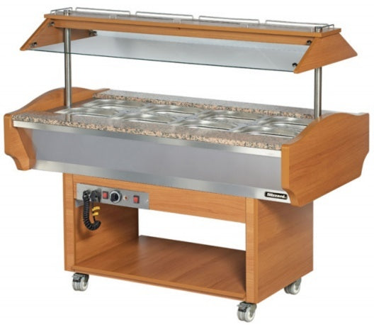 Blizzard Heated Buffet Display - 4 x 1/1 GN Buffet Displays Blizzard   