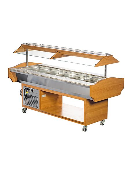 Blizzard Refrigerated Buffet Display - GB6-COLD Buffet Displays Blizzard   