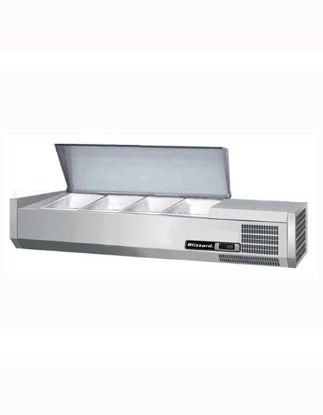 Blizzard Refrigerated Preparation Top for 1/3 Containers - TOP1200EN VRX Topping Units Blizzard   