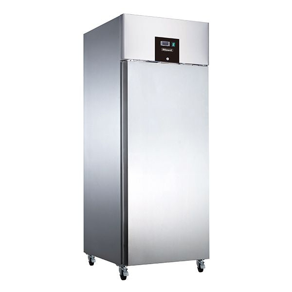 Blizzard Single Door Ventilated Gn2/1 Ss Freezer 650L - BF1SS Refrigeration Uprights - Single Door Blizzard   