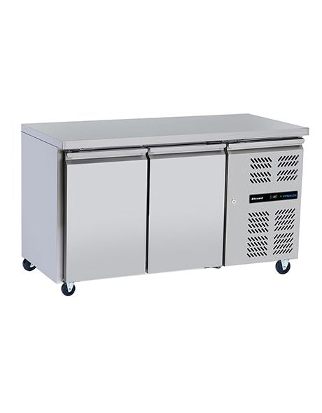 Blizzard Slim-line Freezer Counter - LBC2SL Refrigerated Counters - Double Door Blizzard   