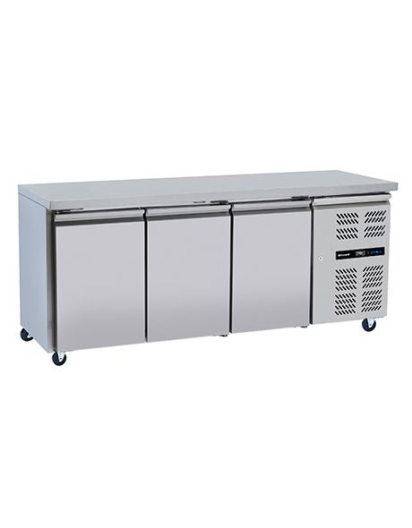 Blizzard Slim-line Refrigerated Counter - HBC3SL Refrigerated Counters - Triple Door Blizzard   