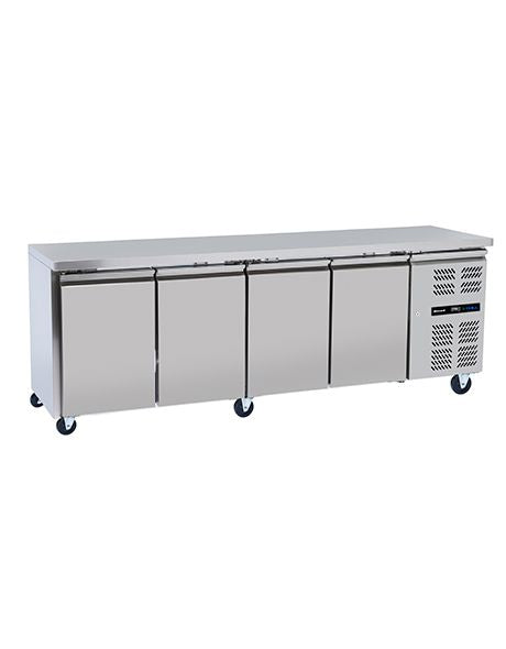 Blizzard Slim-line Refrigerated Counter - HBC4SL Refrigerated Counters - Four Door Blizzard   