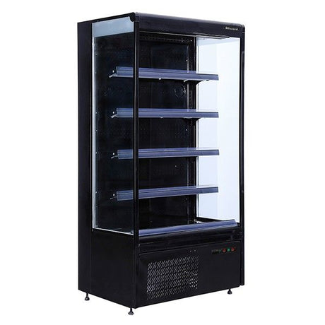 Blizzard Slim Tiered Display 1000mm Wide - BTD100BK Refrigerated Merchandisers Blizzard   